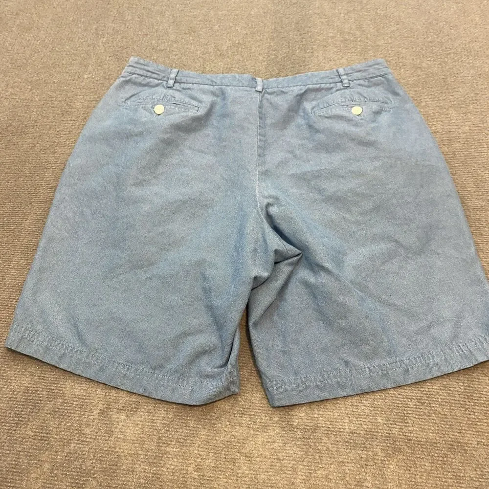 J. Hilburn Tailored Oxford Shorts Men Size 36 Casual Cotton Golf Golfer Office‎